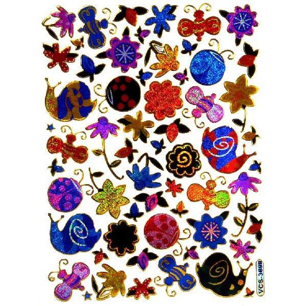 縦約１３ｃｍ×横約１０ｃｍのシートにキラキラなシールが入っています。※宅配便発送のご希望のお客様は必ず宅配便発送への変更お願いします。