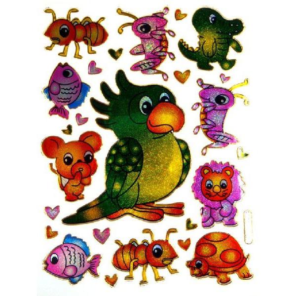 縦約１３ｃｍ×横約１０ｃｍのシートにキラキラなシールが入っています。※宅配便発送のご希望のお客様は必ず宅配便発送への変更お願いします。