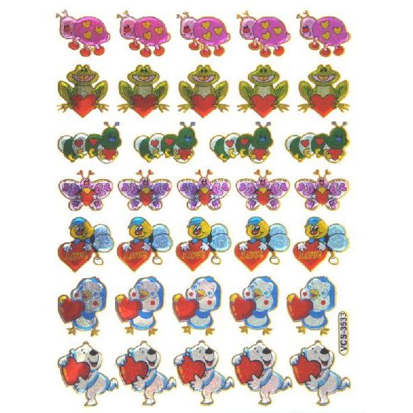 縦約１３ｃｍ×横約１０ｃｍのシートにキラキラなシールが入っています。※宅配便発送のご希望のお客様は必ず宅配便発送への変更お願いします。