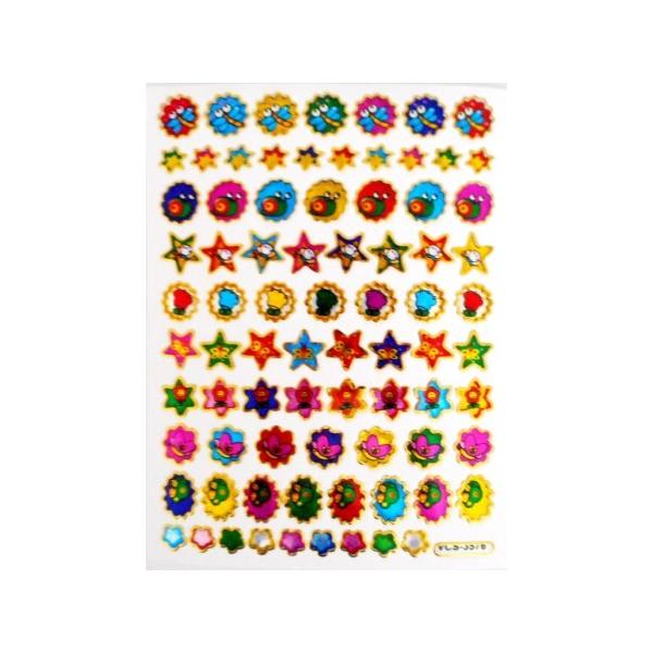 縦約１３ｃｍ×横約１０ｃｍのシートにキラキラなシールが入っています。※宅配便発送のご希望のお客様は必ず宅配便発送への変更お願いします。