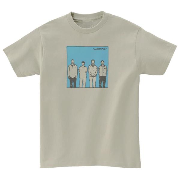 ウィーザー Weezer 音楽Tシャツ ロックTシャツ バンドTシャツ シルバーグレー