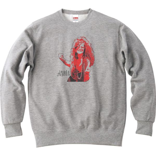 Janis Joplin プリント トレーナー Lサイズ ブラックジャニジョ ジャニス ジョプリン Janis Joplin 音楽 ロック シャツ バンド シネマ