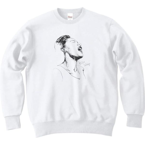 ビリー ホリデイ Billie Holiday　音楽 ロック シャツ バンド シネマ 長袖　トレーナー スエット ロングスリーブ