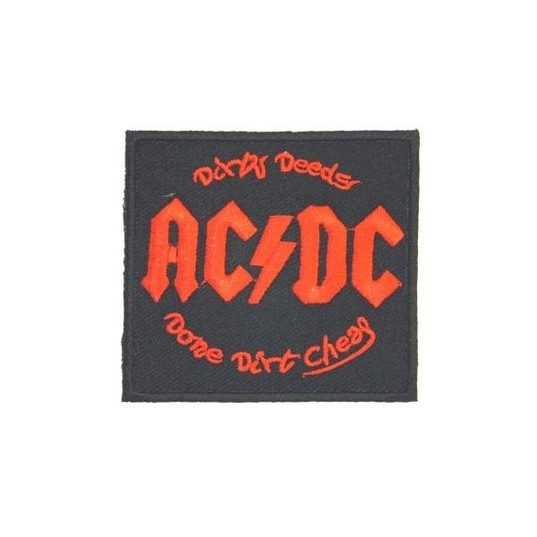 ACーDC ワッペン バンド ハードロック アイロンワッペン ロック バンド 音楽（バンド） ワッペン 刺繍