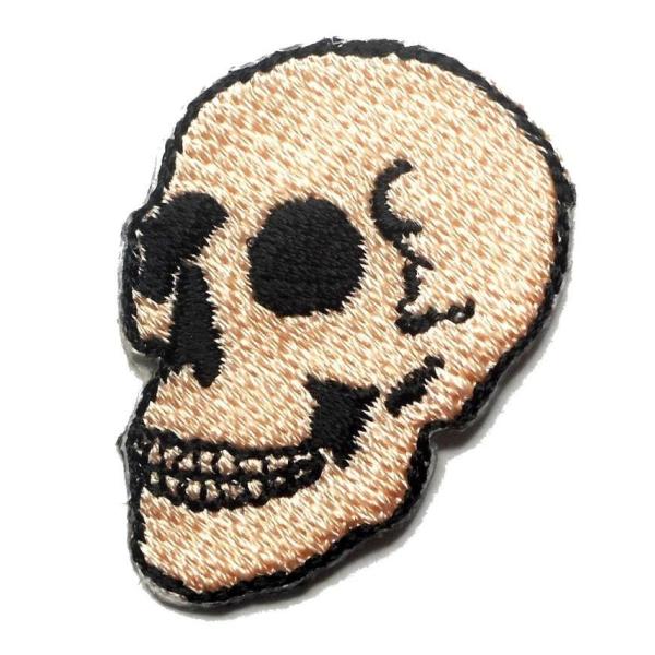 ★ 未使用　マークアンドロナ　スカル　ワッペン　刺繍　ポロ　ミニ　ワンピース ☆ 未使用 マークアンドロナ スカル ワッペン 刺繍 ポロ ミニ