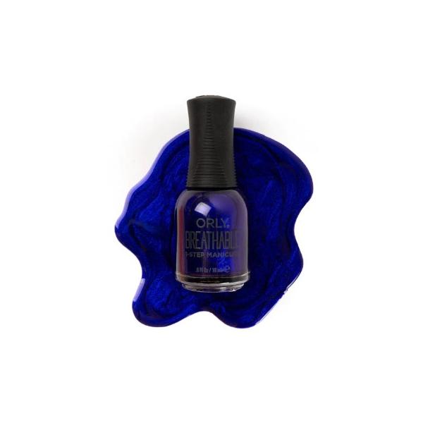 ＯＲＬＹ ブリーザブル ネイルラッカー品番：2070062色名：ユーアーアサファイア/深い紺青色パール容量：11mL【商品説明】・ベース＆トップ不要のオールインワンマニキュアです。圧倒的な時短が可能です。・爪のトリートメント機能があります。...