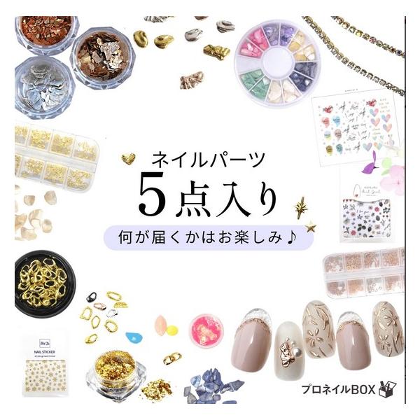 ネイルパーツ シール お楽しみ 5個セット