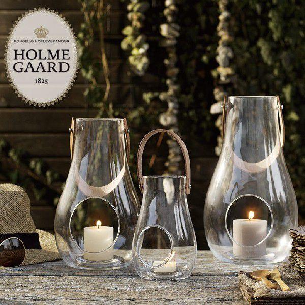 HOLMEGAARD �z�����K�[�hDESIGN WITH LIGHT Lantern Clear (S�T�C�Y�FTable) H16�f�U�C�� �E�B�Y �N���A �����^�� #4343502