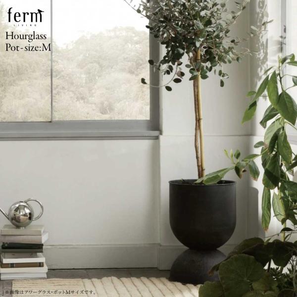 ferm LIVING Hourglass Pot M フォームリビング 鉢 ferm LIVING ファームリビング Hourglass Pot size:M アワー