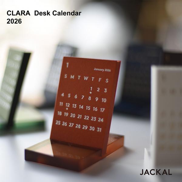 JACKAL CLARA ジャッカル クララ 2026 令和8年 卓上カレンダー