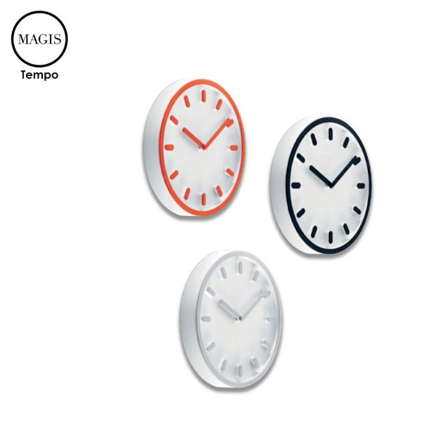 MAGIS TEMPO マジス テンポ グレー 深澤 直人 直径30cm 掛時計 MAGIS TEMPO マジス テンポ ブラック/グレー/オレンジ 深澤 直人