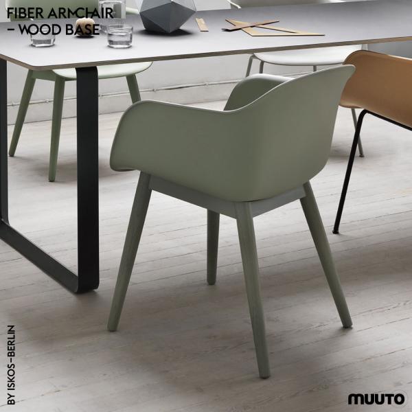MUUTO [g Muuto FIBER ARMCHAIR WOODBASE ISKOS-BERLIN t@Co[ A[`FA Ebhx[X CXRXEx