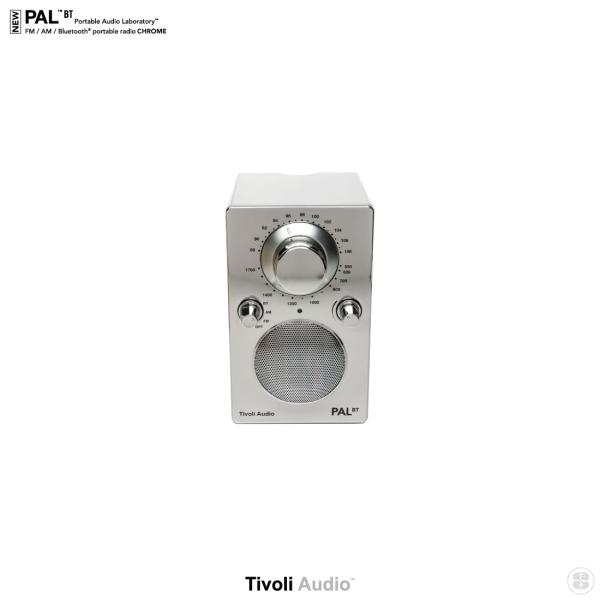 Tivoli Audio NEW PAL BT CHROME チボリオーディオ 新パルBT クローム ポータブルスピーカー ブルートゥース