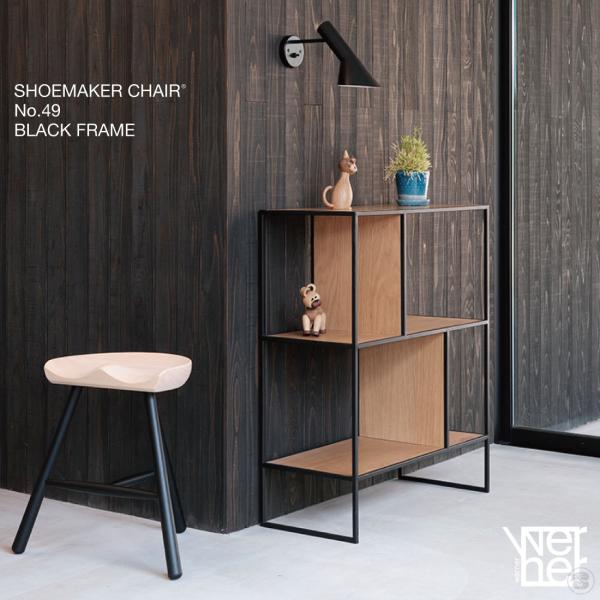 WERNER SHOEMAKER CHAIR NO.49 BLACK FRAME [i[ V[[J[`FA ubNt[ Xc[ ֎q