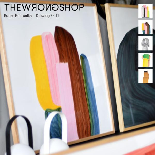 WRONGSHOP ロングショップ ロナン・ブルレック Drawing 1 楽天市場】【ポスター企画対象】WRONGSHOP ロングショップ
