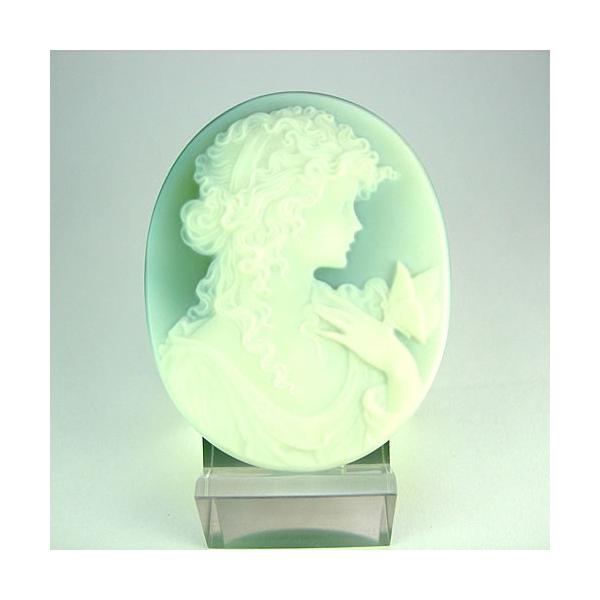 F.W.クライン メノーカメオ 50×40mm ジュエリールース de356