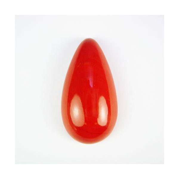 桃珊瑚 大粒桃珊瑚 33×17mm PS ジュエリールース de607 : ジュエリーshinwa