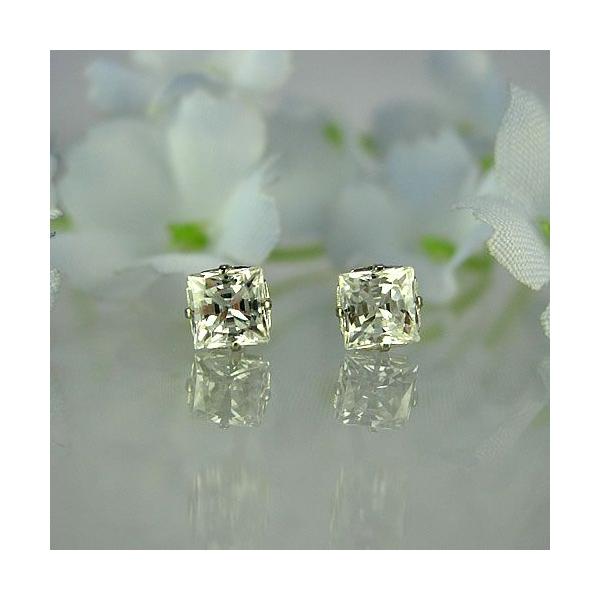 MARE `^sAX SWAROVSKI WHITE 4mm×4mm ma070