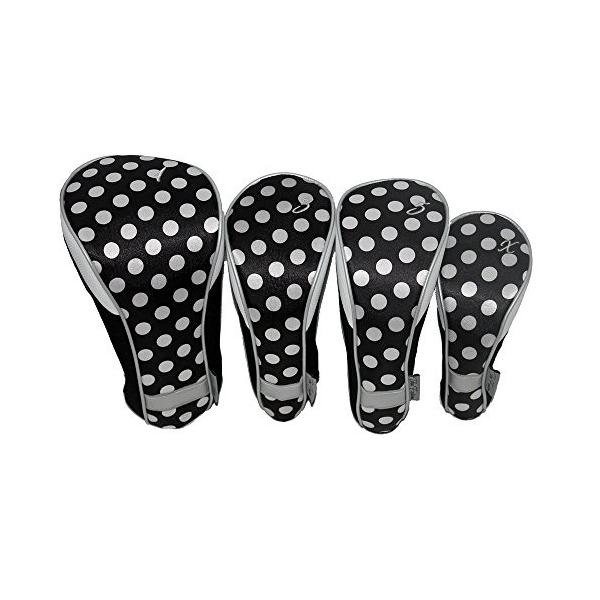 Fashions Fashions 4点パック ゴルフクラブカバー Taboo Sh01n0pd3qj Shinydoll デザイナー ゴルフ 4点パック ヘッドカバーセット 多色