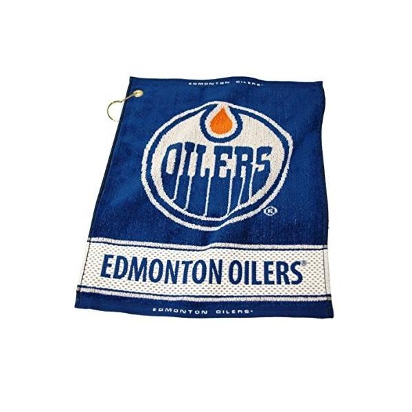 Jacquard Towel 並行輸入品 Oilers Jacquard Woven Golf Woven Edmonton Nhl Towel Sh074khj1xf Shinydoll