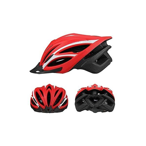 Osize メンズ女性の換気バイクヘルメット多孔質のワンピース自転車ヘルメット レッド ホワイト Avtovokzal Gomel By Index Php