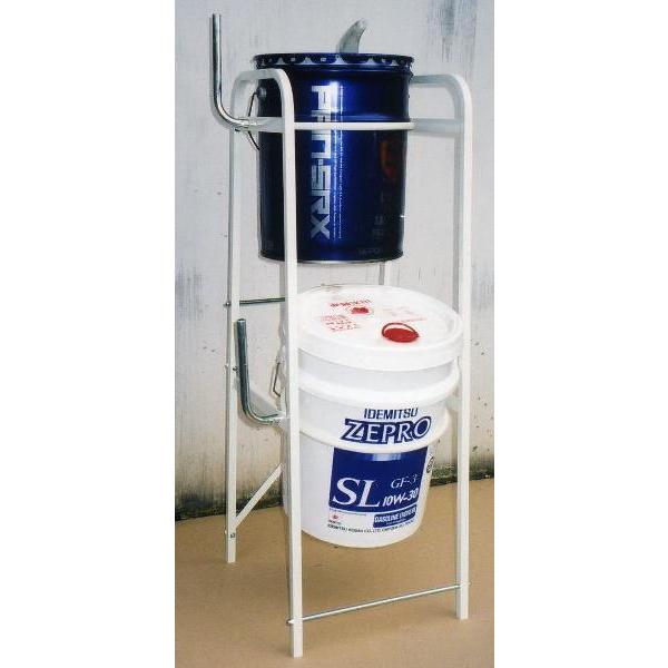 2段式缶スタンド 丸型 （20L丸缶用） : Shinyuダイレクト