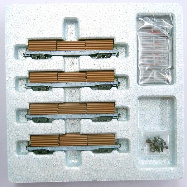 【新品】KATO 10-1891 レーティッシュ鉄道 長物車 R-w(丸太積載) 4両セット