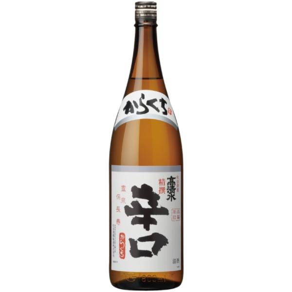 高清水 精撰辛口 1.8L 日本酒 秋田県 地酒 秋田酒類製造