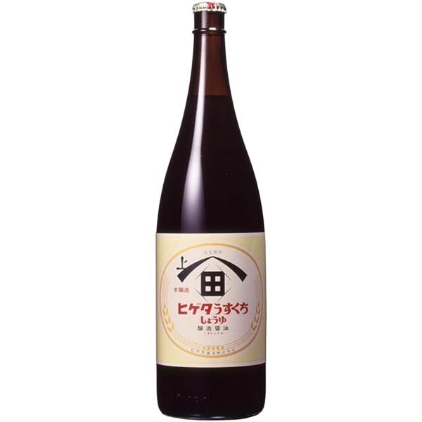 うすくちしょうゆ 1.8L 瓶 ヒゲタ醤油
