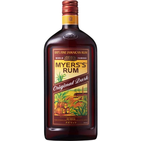 マイヤーズ ラム オリジナルダークMYERS'S RUM Original Dark濃厚で香り豊かなダークラムのプレミアム品と呼ばれるマイヤーズ ラム。この華やかな香りと豊かな風味は、ホワイトオーク樽での熟成と伝統あるブレンド技術によるもの...