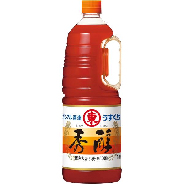 ヒガシマル 秀醇 (しゅうじゅん) うすくちしょうゆ 1.8Lペット