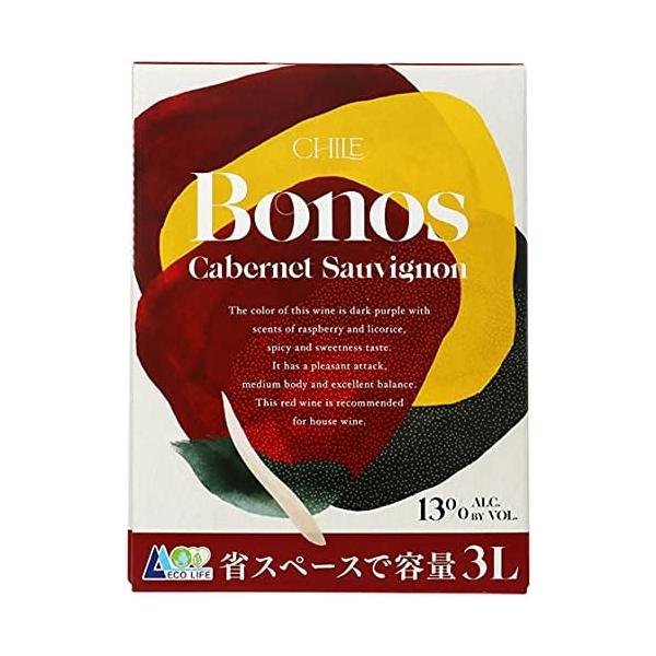 ボノス カベルネ ソーヴィニヨンBONOS Cabernet Sauvignonコストパフォーマンスに優れたワインを製造する南アメリカ・チリ産の代表的な赤ぶどう品種であるカベルネソーヴィニヨンの中から、優れた品質のワインを選びました。味わい...