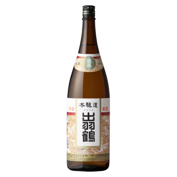 出羽鶴 逸品 本醸造 1.8L瓶 日本酒 秋田県 地酒 秋田清酒