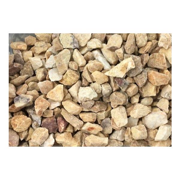 黄色砕石　イエロー　クラッシュ　化粧砂利　小分け10ｋｇ