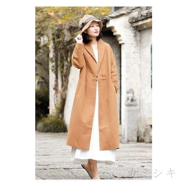 人気ブランドの 春コート ベーシック 高品質 ロング丈 ダブル トレンチコート スプリングコート レディース ステンカラートレンチコート トレ スプリングコート レディース ステンカラートレンチコート 通勤 綿麻 ロング丈 アウター コート アウター Www Noka Exzo