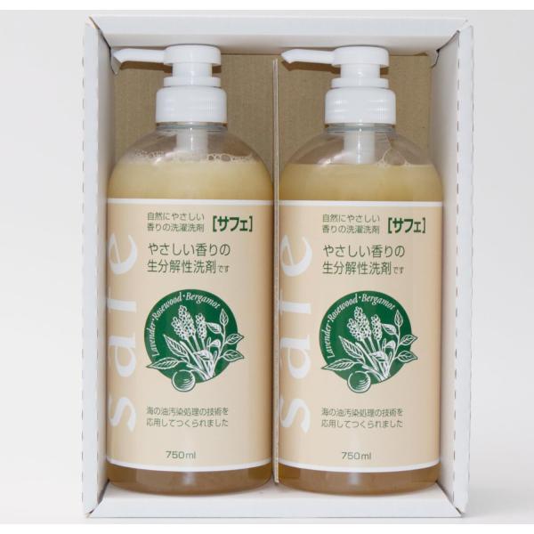 【新品未開封】液体洗濯洗剤「サフェ」 750ml×4本 Amazon | サフェ 750ml safé 液体洗濯洗剤 布・肌・環境に優しい