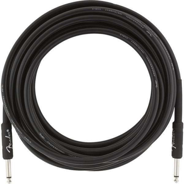 Fender (フェンダー) Professional シリーズ 楽器用ケーブル 18.6ft（約5.6m）S-S