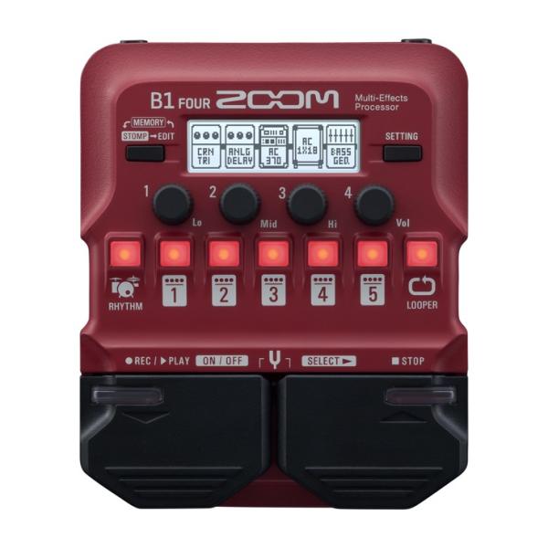 ZOOM B1 FOUR マルチエフェクツプロセッサー ズーム(楽器) ズーム ベース用マルチエフェクツ・プロセッサー