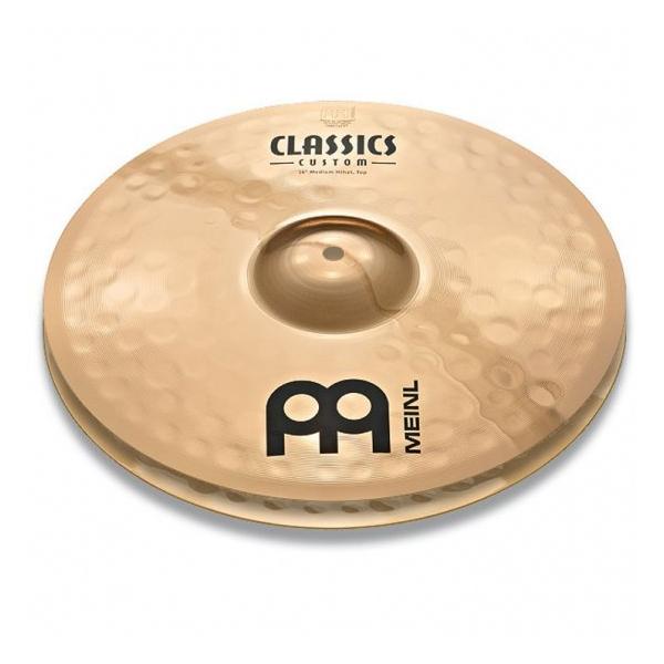 マイネル クラシックス カスタムシ ブリリアントシリーズ ミディアム ハイハット シンバル 14インチ ペア MEINL CC14MH-B