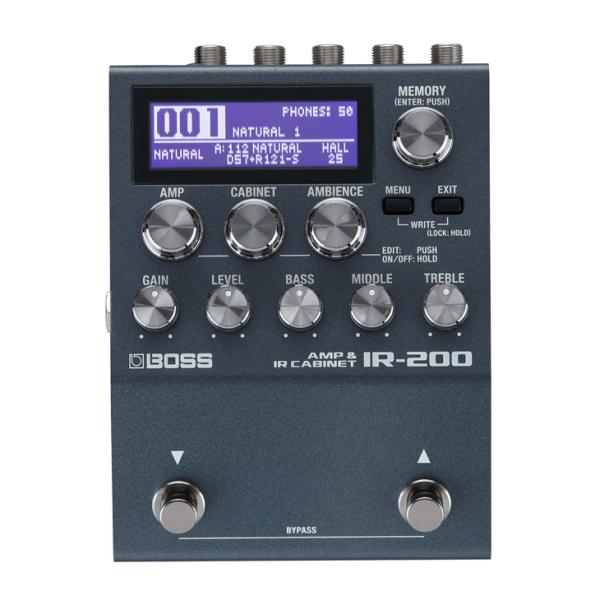 BOSS (ボス) IR-200 アンプシミュレーター IRローダー  【送料無料(沖縄県・離島は別途送料が必要です)】