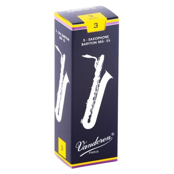 バンドーレン SR243 バリトンサックス用リード トラディショナル3（5枚入）Vandoren (メール便対応)