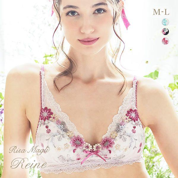リサマリ Risa Magli レーヌ Reine リュシエンヌ ノンワイヤー ブラジャー ブラレット ワイヤレスブラ Shirohato 白鳩 通販 Yahoo ショッピング
