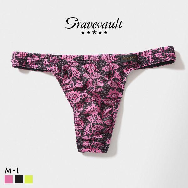 gravevault グレイブボールト Tバックブリーフ 4枚セット Lサイズ Gravevault（グレイブボールト） BARBED FLOWER Tバック ビキニ ML
