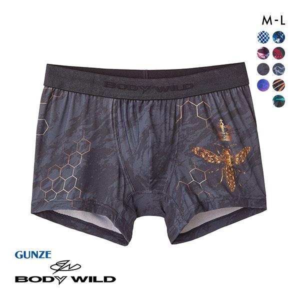 ギフ_包装】 グンゼ BODY WILD ボディワイルド ハーフパンツ 前とじ 星