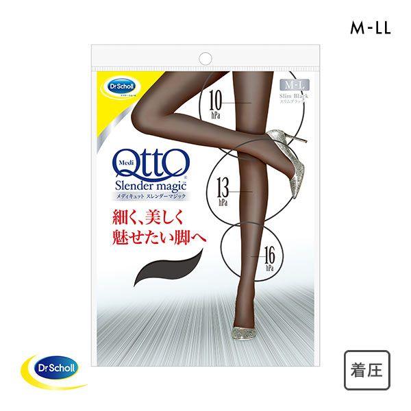 メール便 5 メディキュット Mediqtto スレンダーマジック 着圧 ストッキング デニール スリムブラック 5cm Shirohato 白鳩 通販 Paypayモール