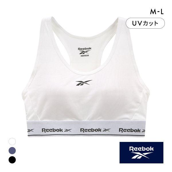 リーボック レディース ハーフトップ ノンワイヤー スポーツブラ ドライ M L バッククロス Reebok LADYS 爆買