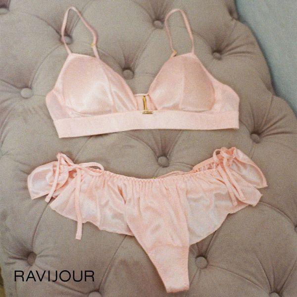 RAVIJOUR ラヴィジュール アドア ブラ＆Tバック ショーツセット