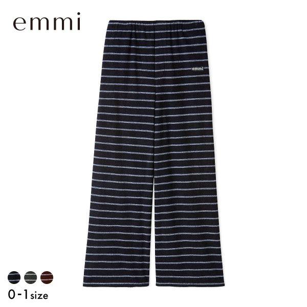 エミ パンツ emmiロゴパイルイージーパンツ セットアップ対応 emmi レディース
