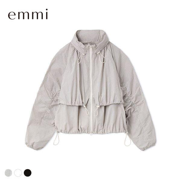 emmi エミ ドロストナイロンブルゾン 撥水 セットアップ対応