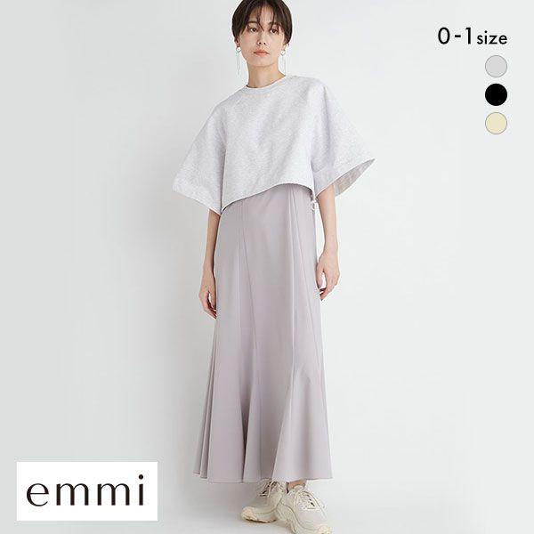 emmi エミ 裏毛TOPSアメスリワンピースSET : SHIROHATO(白鳩